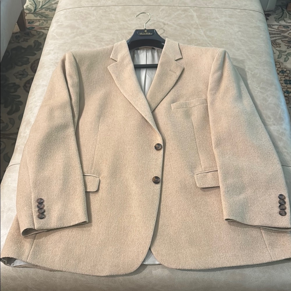 Brooks Brothers Camel Color 100% Camel Hair Blazer